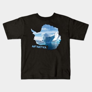 Antarctica Coastline Kids T-Shirt